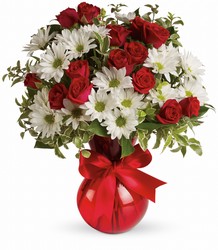 Red White And You Bouquet by Teleflora from Swindler and Sons Florists in Wilmington, OH